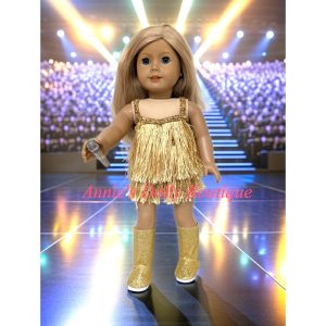 Taylor Fearless Outfit Gold Fringe