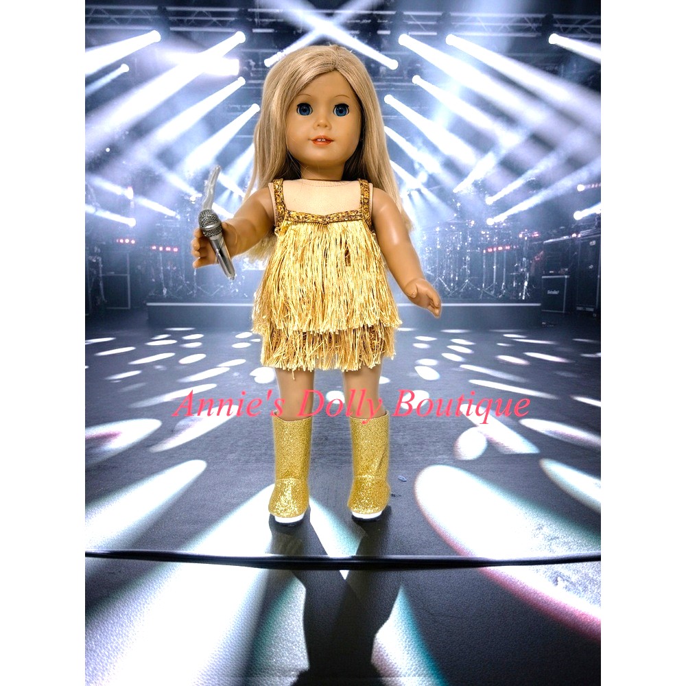 Taylor Fearless Outfit Gold Fringe - Image 3