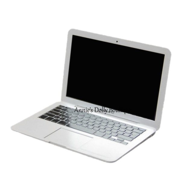 Laptop for Dolls White or Silver - Image 2