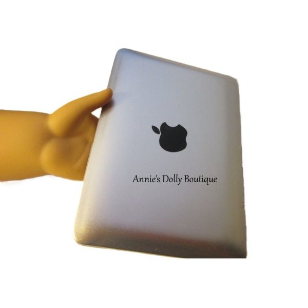 Laptop for Dolls White or Silver - Image 4