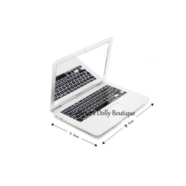 Laptop for Dolls White or Silver - Image 3