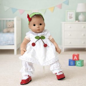 Bitty Baby Complete White & Cherry Outfit