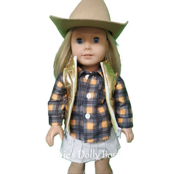 AG- Gold Cowgirl complete Outfit - Image 2