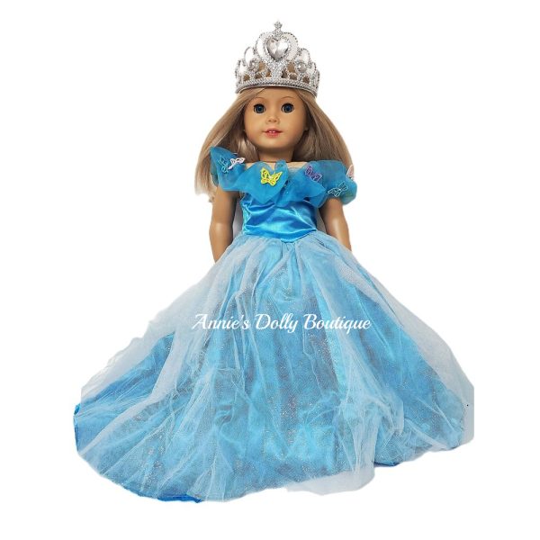 Cinderella 18" Doll Costume Outfit Dress Ballgown Gown