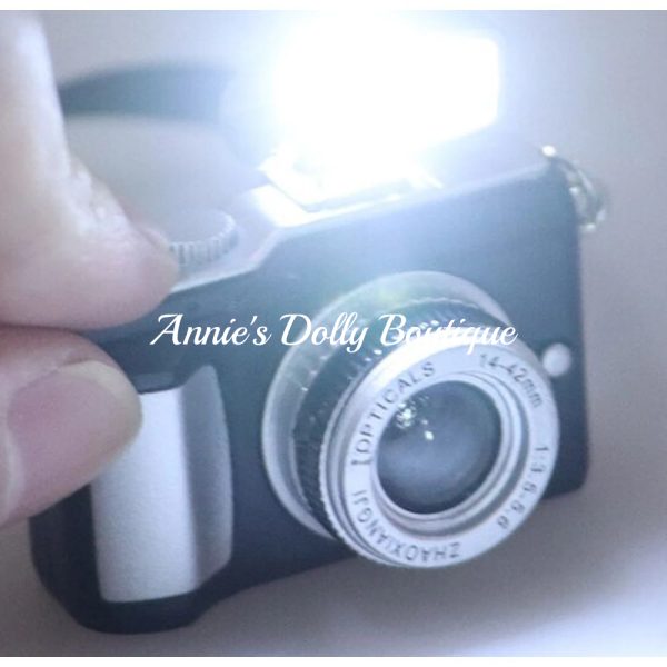 Miniature Camera With Flash / Camera Accessory For Dolls / Fits 18" To 14" Dolls - Image 9