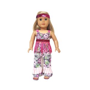 Pink Hippie 70's Outfit
