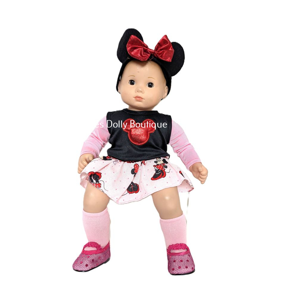18" Doll Clothes - Fits American Girl Dolls - Handmade - Minnie Mouse Dress - Image 4