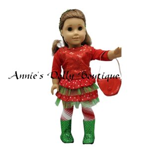 AG Christmas Outfit Red and Green