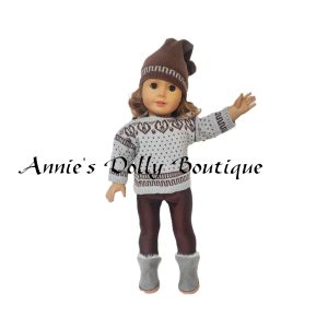 AG- Brown and Gray Sweater Outfit