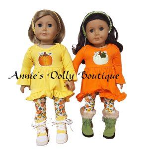 AG Fall Orange or Yellow 4-Piece Outfits.