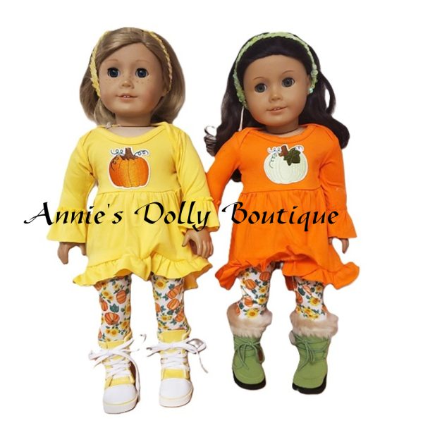 AG Fall Orange or Yellow 4-Piece Outfits.