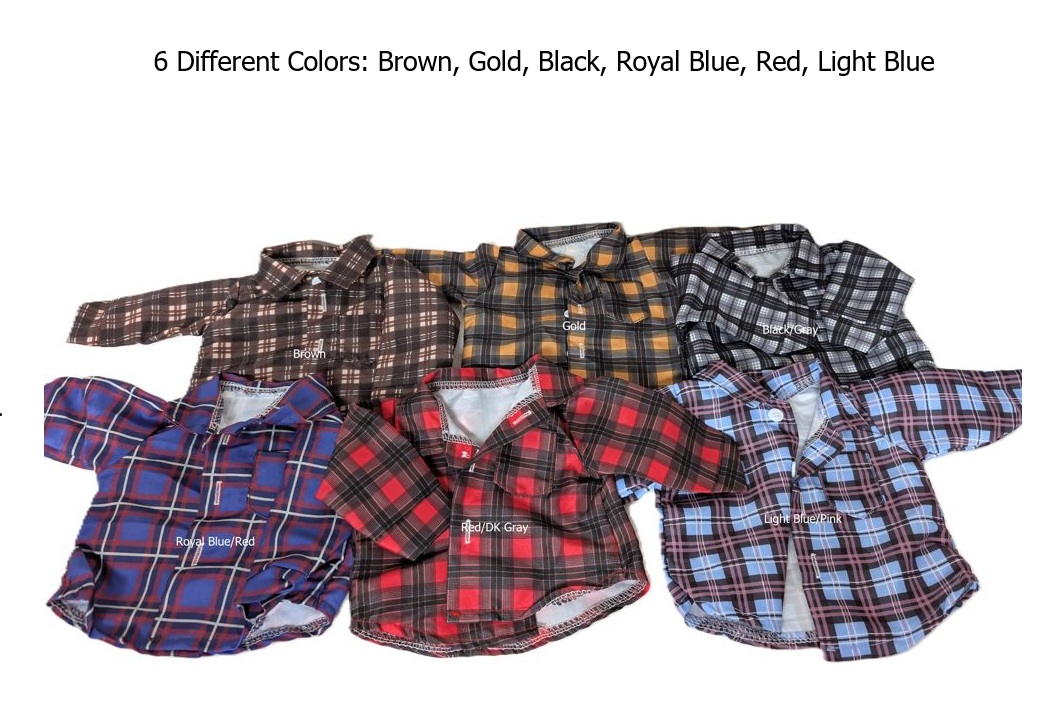 AG- Boy Plaid Shirts