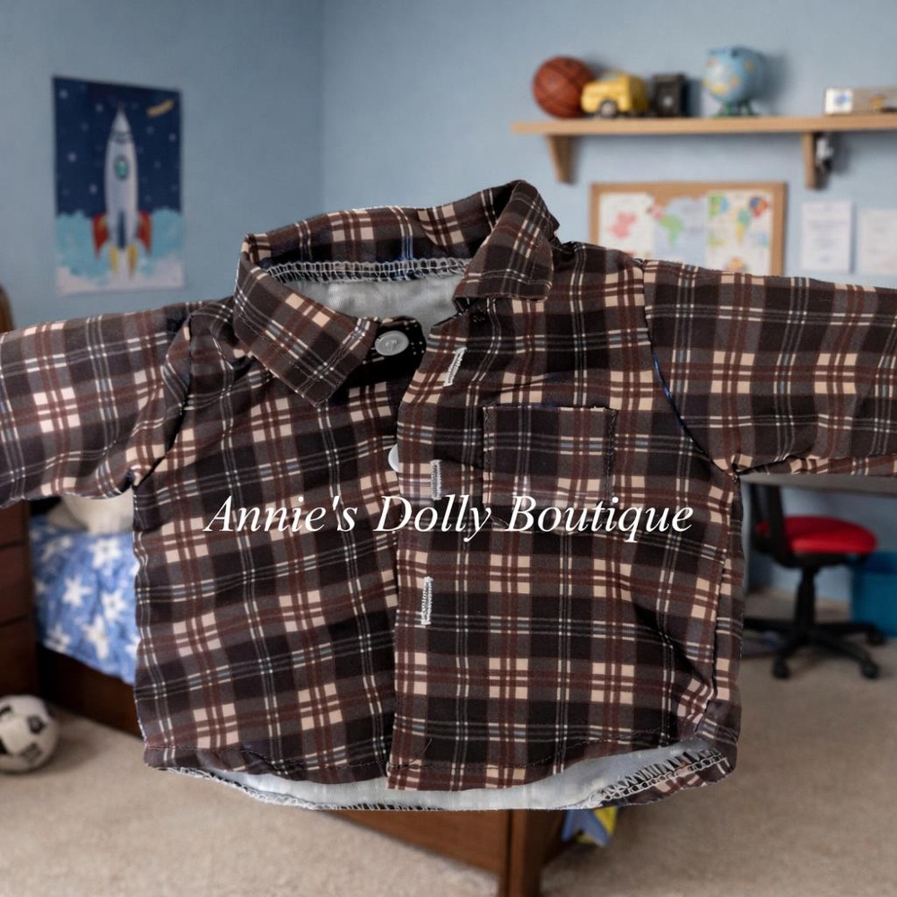 AG- Boy Plaid Shirts - Image 8