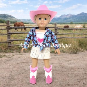 AG-Pink Cowgirl Outfit