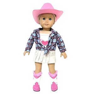 AG-Pink Cowgirl Outfit