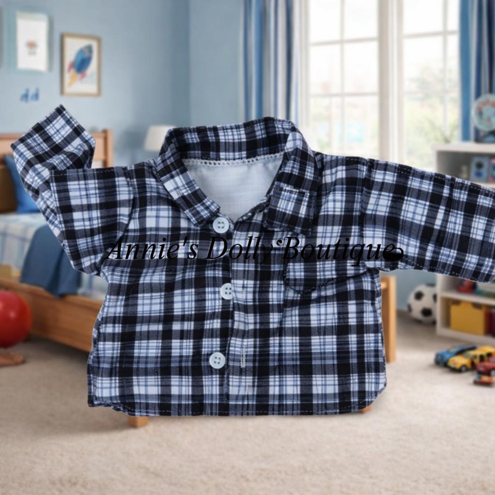 AG- Boy Plaid Shirts - Image 2