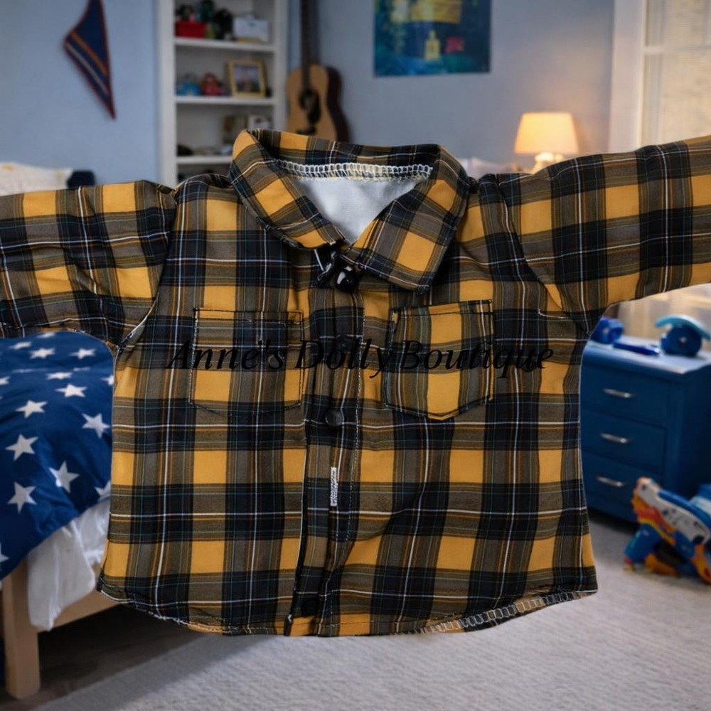 AG- Boy Plaid Shirts - Image 4