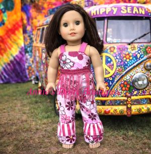 AG-Pink Hippy Outfit