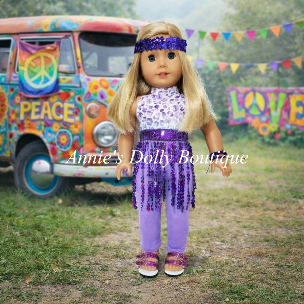 AG-Purple Hippy Outfit